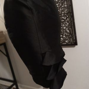 Silk Linea O Black Skirt